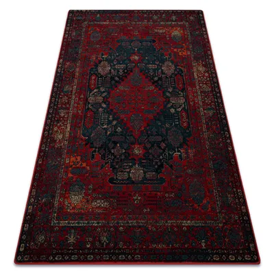 Zdjęcie produktu dla Dywan wełniany OMEGA HARUN navy czerwony 135x200 cm