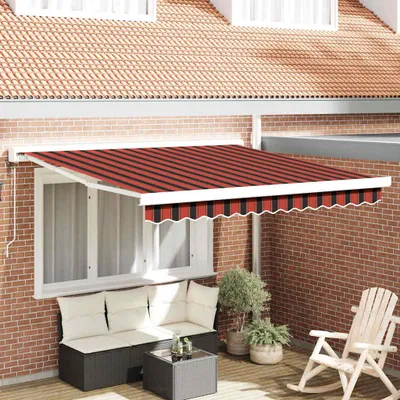 Image de Maison Exclusive - Store banne rétractable orange et marron 300 x 250 cm