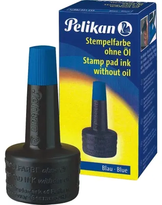 Produktbild von Pelikan 4K - Stempeltinte - Blau - 28 ml - für P/N: 336214