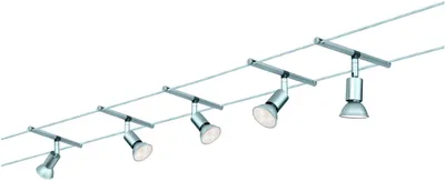 Produktbild von Paulmann Wire System Spice SaltLED 5x4W GU5,3 Chrom matt 230/12V 80VA Metall