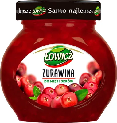 Zdjęcie produktu dla Łowicz Żurawina Do Mięs I Serów 230 G
