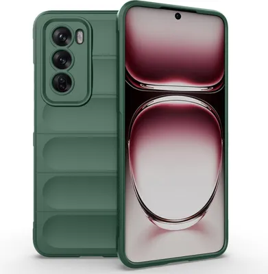 Produktbild von imoshion EasyGrip Back Cover für das Oppo Reno 12 - Dunkelgrün