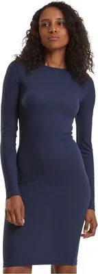 Imagen del producto de Vestido corto de mujer Urban Classics, modelo "Rib Dress", color azul marino, talla L