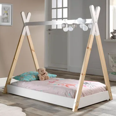 Produktbild von Dream Tree Tipi Bett 70 x 140 cm Tito Weiß