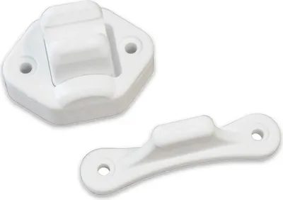 Produktbild von OCS Türfanger weiß Set 2 tlg 9 mm Unterleger Wohnwagen Wohnmobil