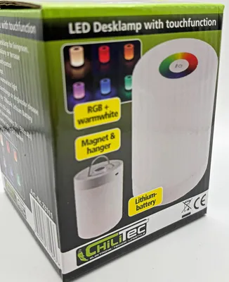 Produktbild von ChiliTec LED Tischleuchte Touch RGB, tragbar