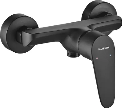 Produktbild von BADLAND Brausearmatur Wasserhahn SAGRA Brausebatterie für Badezimmer in Schwarz