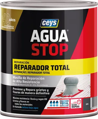 Image de Aguastop Réparation Totale Mastic étanche Multi-matériaux Pour Réparations Durables - Ceys