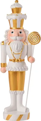 Produktbild von Giftcompany Noce Nussknacker weiß/gold 33,5cm
