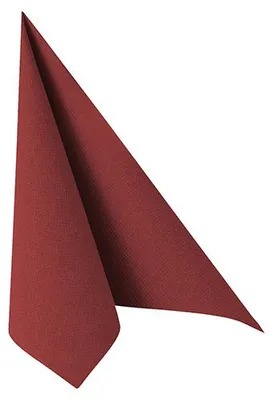 Produktbild von Servietten "ROYAL Collection" 1/4-Falz 40 cm x 40 cm bordeaux in Papierverpackung