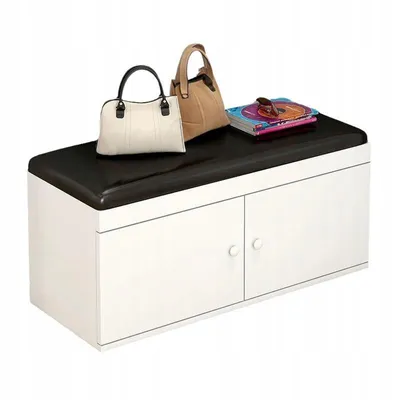 Obrázok produktu pre Skriňa na topánky biela lavica moderná, sedenie priestranné 60 cm