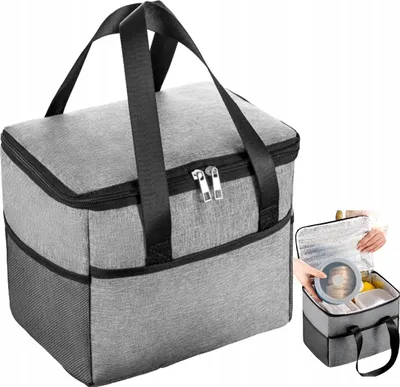 Produktbild von Thermotasche - Isolierte Lunchbox für unterwegs - Gesundes Essen leicht gemacht - Stilvoll und praktisch