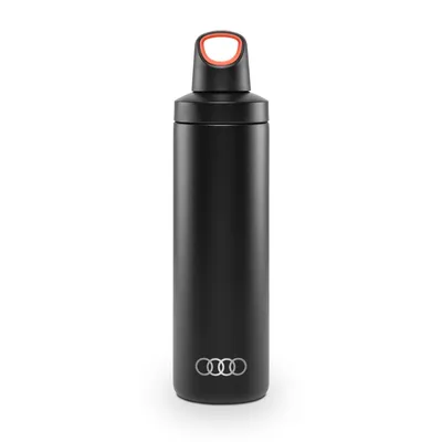 Produktbild von Original Audi Wasserflasche, isoliert, schwarz