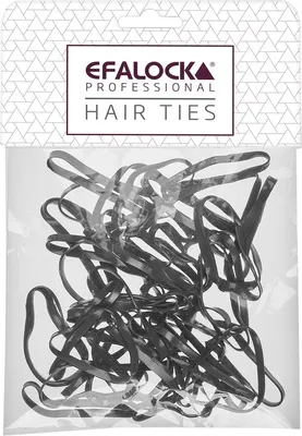 Immagine prodotto di Efalock Rasta elastico per capelli spesso/grande nero 100pz