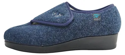 Imagen del producto de FLY FLOT: Zapatos para mujer, tipo zapatillas, color azul, para uso diario y en casa