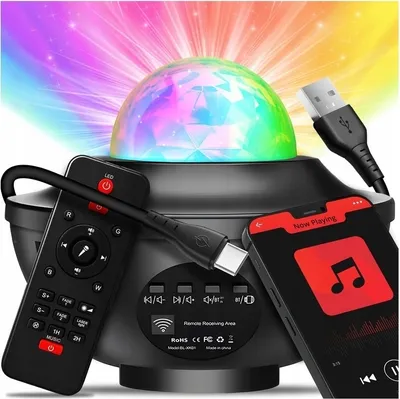 Produktbild von Sternprojektor Für Kinder 21 Beleuchtungsmodi Bluetooth Usb Timer Fernbedienung