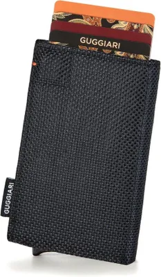 Productafbeelding van Famanu creditcardhouder met muntvak en magnetische sluiting - Slanke aluminium RFID-kaarthouder voor heren