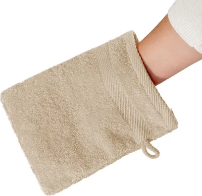 Immagine prodotto di asciugamani etérea Carli Taupe 15x21 cm guanto di lavaggio