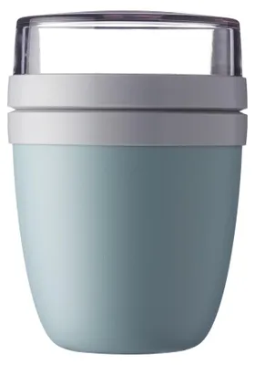 Lunchbox-Set, 500 ml, rund, BPA-frei, spülmaschinengeeignet