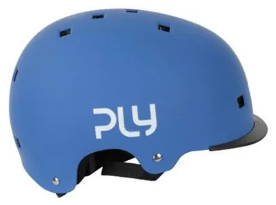 Imagen del producto de Casco para bicicleta PLY, color azul, talla 55-58 cm