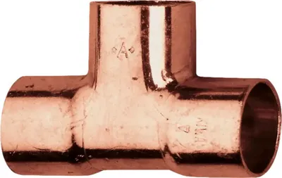 Imagen del producto de Conector en cobre para soldar, dimensiones: 18 x 18 x 18 mm