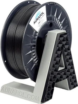 Zdjęcie produktu dla AURAPOL PLA 3D Filament Black 1 kg 1,75 mm
