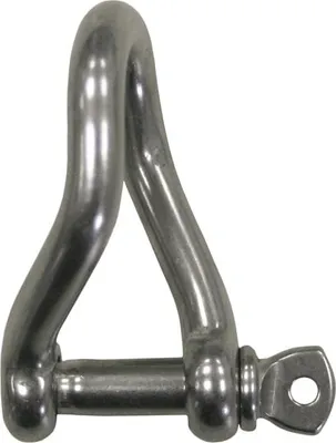 Produktbild von Schäkel gedrehte Form Ø 6 mm Edelstahl V4A
