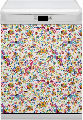 Produktbild von Dekorative Magnetmatte Küche Geschirrspüle 60x70 cm  Magnet für Spülmaschine  - Vögel