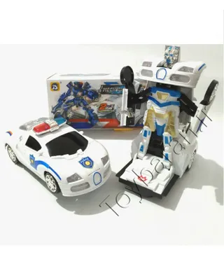 Produktbild von Transformer - Auto - Polizeiauto - Spielzeug - Rennwagen - Roboter - Geschenk - Kinder