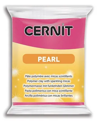 Produktbild von Cernit Pearl Modelliermasse mit Perlmuttglanz 56 g - Purpur