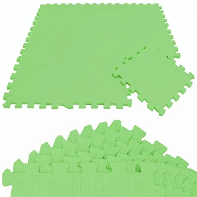 Produktbild von 9 Teile Baby Kinder Puzzlematte ab Null - 30x30 Puzzle Spielmatte Krabbelmatte