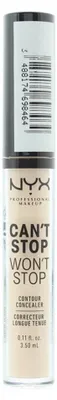 Produktbild von Nyx Can't Stop Won't Stop Vegan Matt Flüssig-Concealer Helles Elfenbein 3.5 ml
