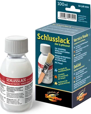 Produktbild von Noris Spiele Malen nach Zahlen - "Schlusslack" klar & glänzend; 605180721