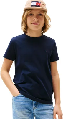 Zdjęcie produktu dla Koszulka męska Tommy Hilfiger, krótki rękaw, bawełniana, kolekcja Essential, kolor niebieski (ciemny odcień)