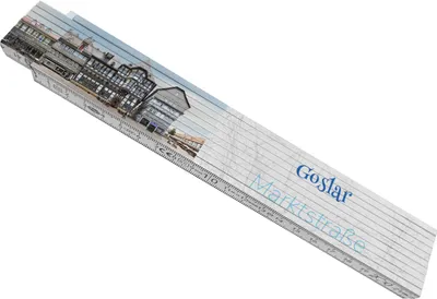 Produktbild von streetline Goslar Marktstraße Meterstab aus Holz
