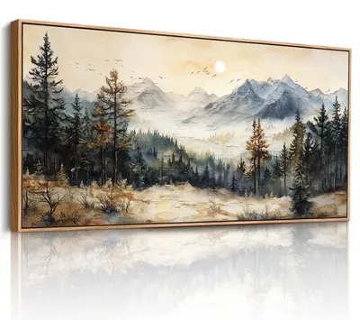Immagine prodotto di Decorazione murale in tela con paesaggio naturale, dimensioni 73x146 cm
