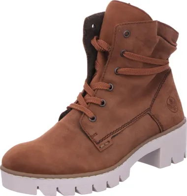 Produktbild von Rieker Veterschoenen Hoog  Veterschoenen Hoog - Donkerbruin - Maat 40