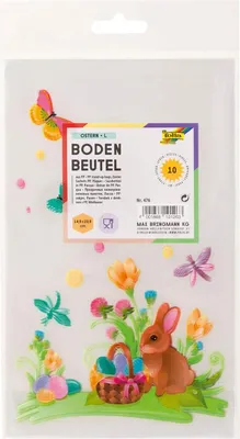 Produktbild von folia 476 10er Bodenbeutel "Ostern" Maße: (B)145 x (H)235 mm