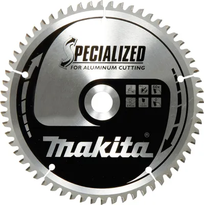 Produktbild von Makita Kreissägeblatt, SPECIALIZED 190 x 30 mm - 60 Zähne - Aluminium