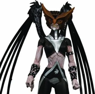 Productafbeelding van DC COMICS COLLECTIBLES: BLACKEST NIGHT SERIES 6 - HAWKGIRL - BLACK LANTERN - Nieuw. DC Collectibles