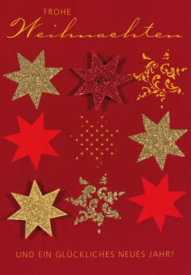 Produktbild von Weihnachten  Glückwunschkarte im Format 115 x 17cm mit Umschlag