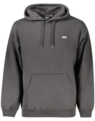 Produktbild von Schwarzer Herren-Hoodie: Gefüttert mit Stickerei und Kängurutasche