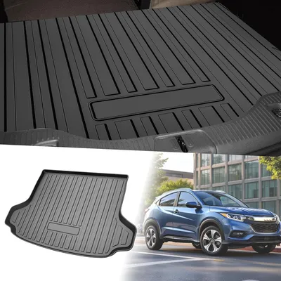 Produktbild von Flache Cargo-Liner Heckkofferraummatte Kofferraumladung Gepäckstiefelmatte Vertikales Streifenmuster für Honda HR-V HRV 2023-2025 Rutschfest