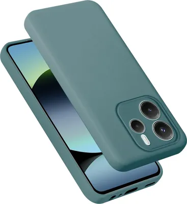 Immagine prodotto di Cadorabo Custodia per Xiaomi Redmi Note 14 5G Custodia in silicone per telefoni cellulari Custodia in silicone liquido, custodia protettiva resistente ai graffi e agli urti per Xiaomi Redmi Note 14 5G