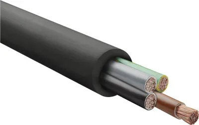 Immagine prodotto di Cavo HELU H07RN-F LS0H 4G1,5 mm² AWG16 con guaina in gomma AD 10,2 mm - 11,7 mm Tensione nominale Uo/U 450 V/750 V - 1 metro