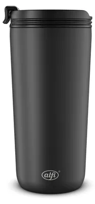 Isolierbecher 0,40 l mattschwarz, doppelwandig, spülmaschinengeeignet