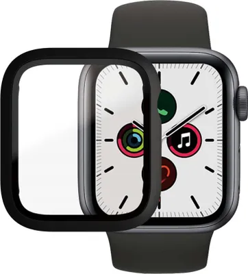 Produktbild von PanzerGlass ® Full body Case Schwarz Apple Watch Series SE 3 | SE | 6 | 5 | 4 | 40mm, Apple, Apple - Watch Series 4 40mm, Apple - Watch Series 5 40mm, Apple - Watch Series 6 40mm, Apple -..., Trockene Anwendung, Kratzresistent, Schockresistent, Schwarz, 1 Stück(e)