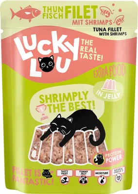 Immagine prodotto di Lucky Lou 62959, Adulti, Qualsiasi razza, Gamberetti, Tonno, 70 g, Senza cereali