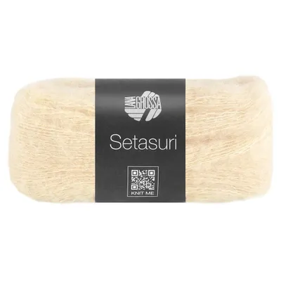 Produktbild von Lana Grossa SETASURI 25 g feines Lace-Garn aus Alpaka und Seide 212 m, Farbe:058 - Hellbeige
