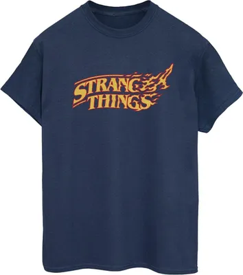Produktbild von Netflix - "Stranger Things" T-Shirt für Damen BI44239 (S) (Marineblau)